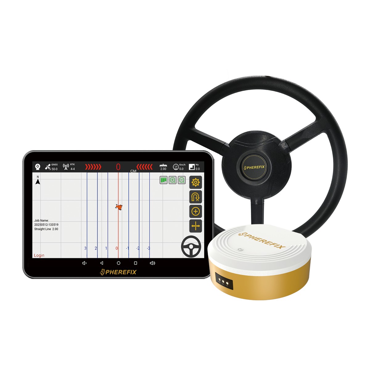 Système de guidage autonome agricole Spherefix SAG10 — vue 1