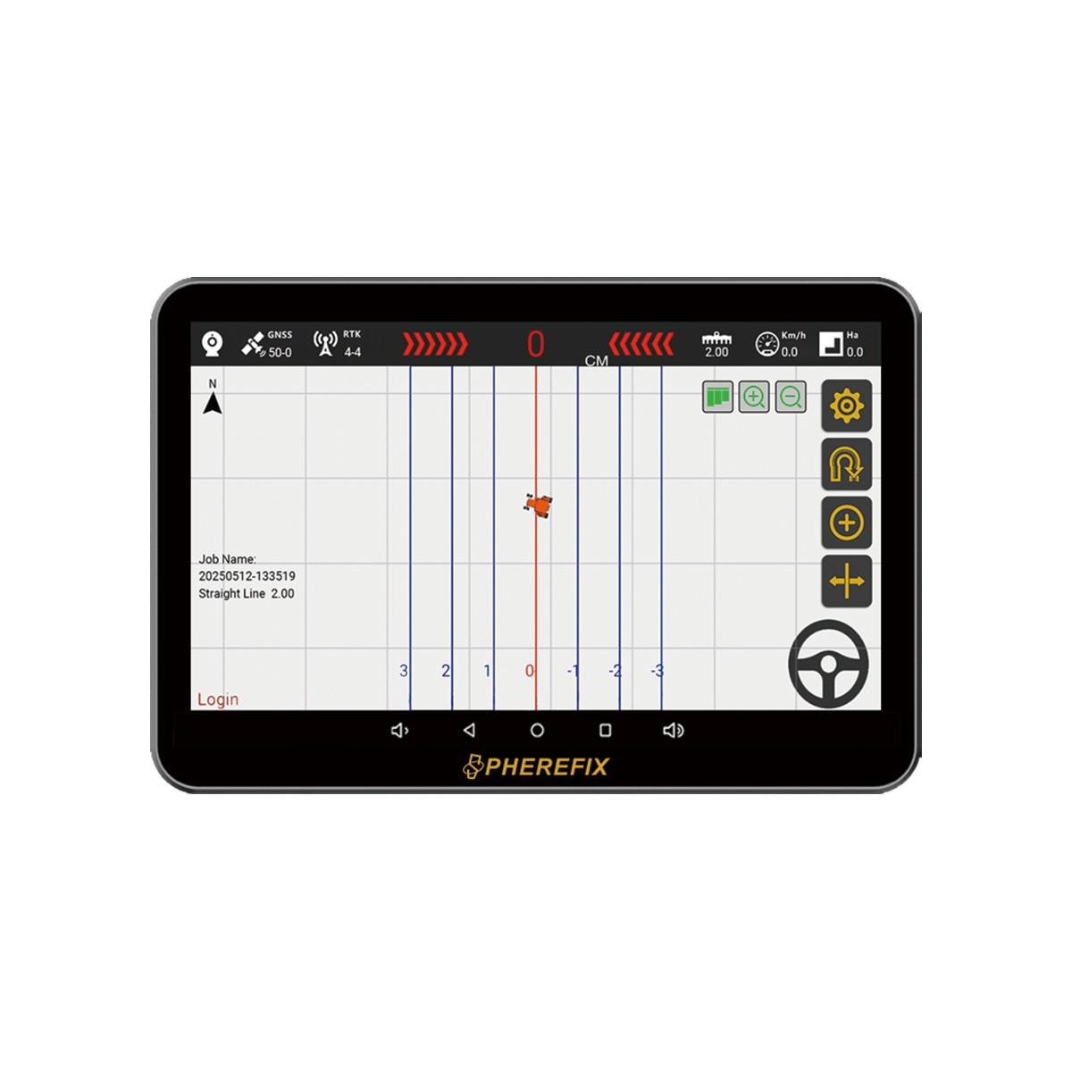 Système de guidage autonome agricole Spherefix SAG10 — vue 2