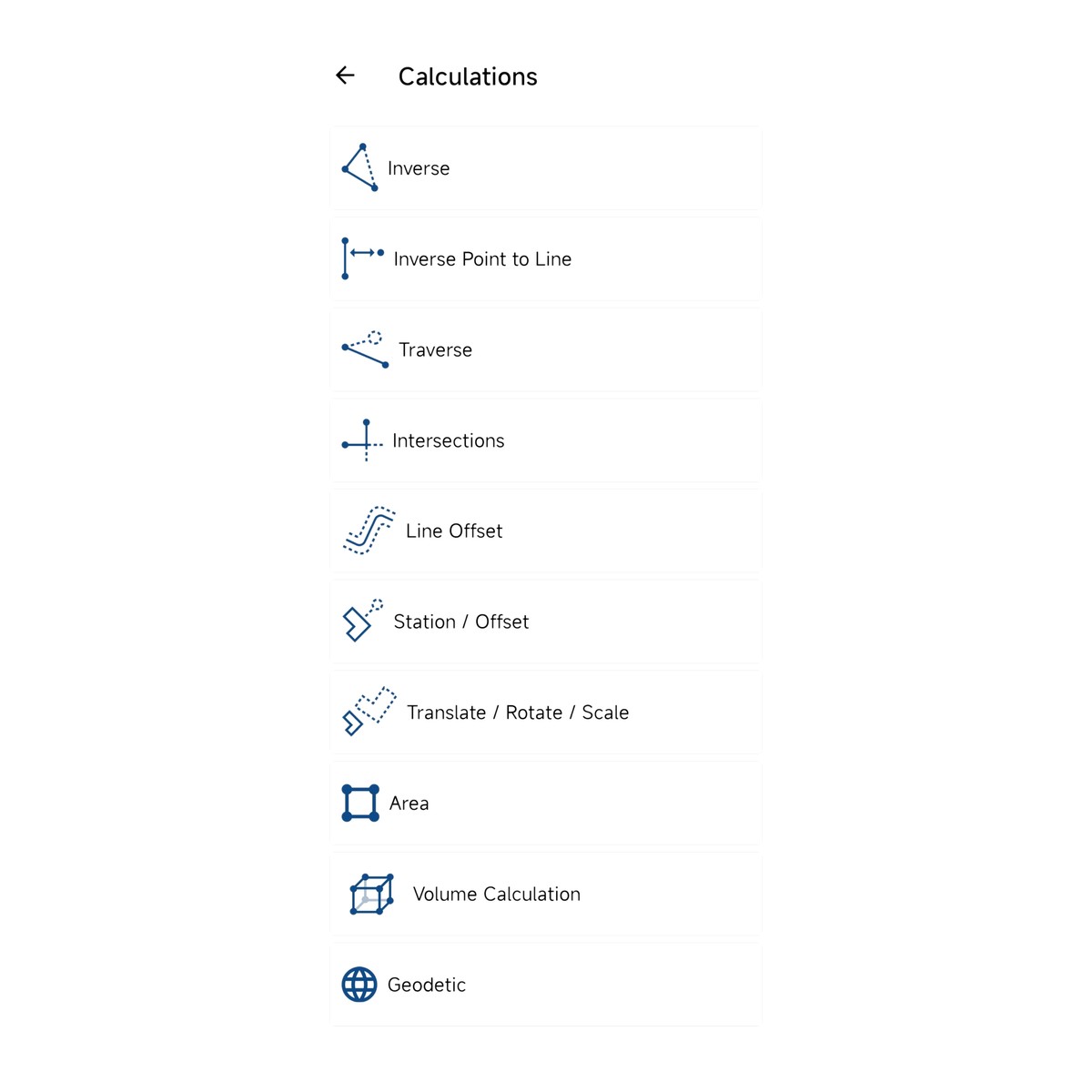 Logiciel de levé MicroSurvey FieldGenius (Android et Windows) — vue 2