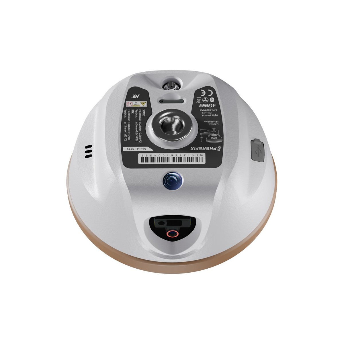 Récepteur GNSS RTK Spherefix SP35 — vue 2