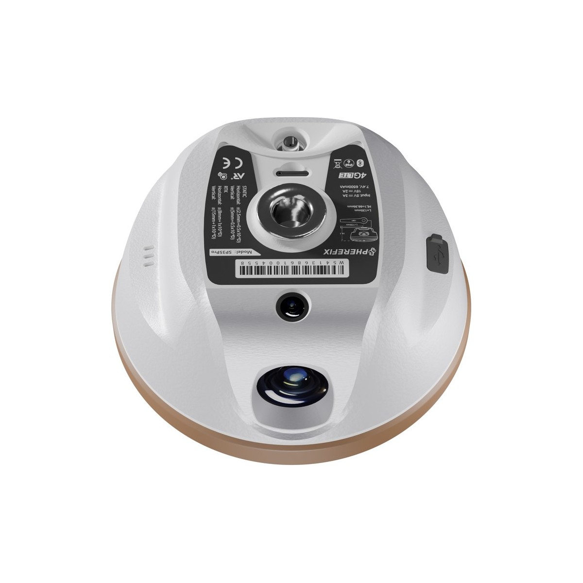 Récepteur GNSS RTK Spherefix SP35Pro — vue 3