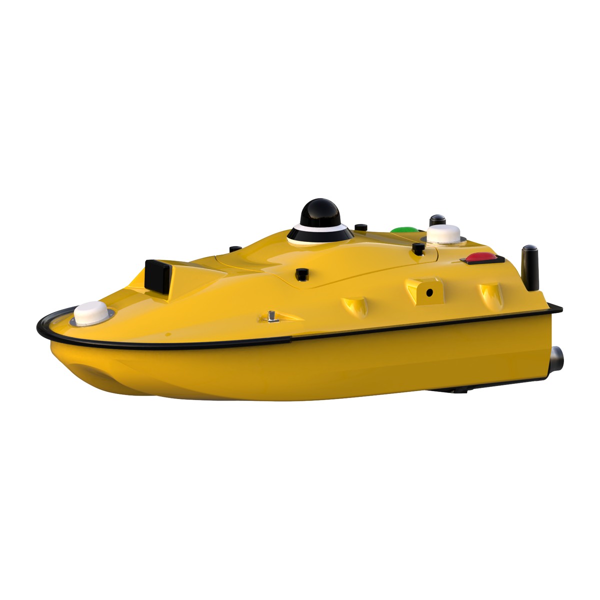 Drone de surface bathymétrique Spherefix SPCraft5 — vue de profil