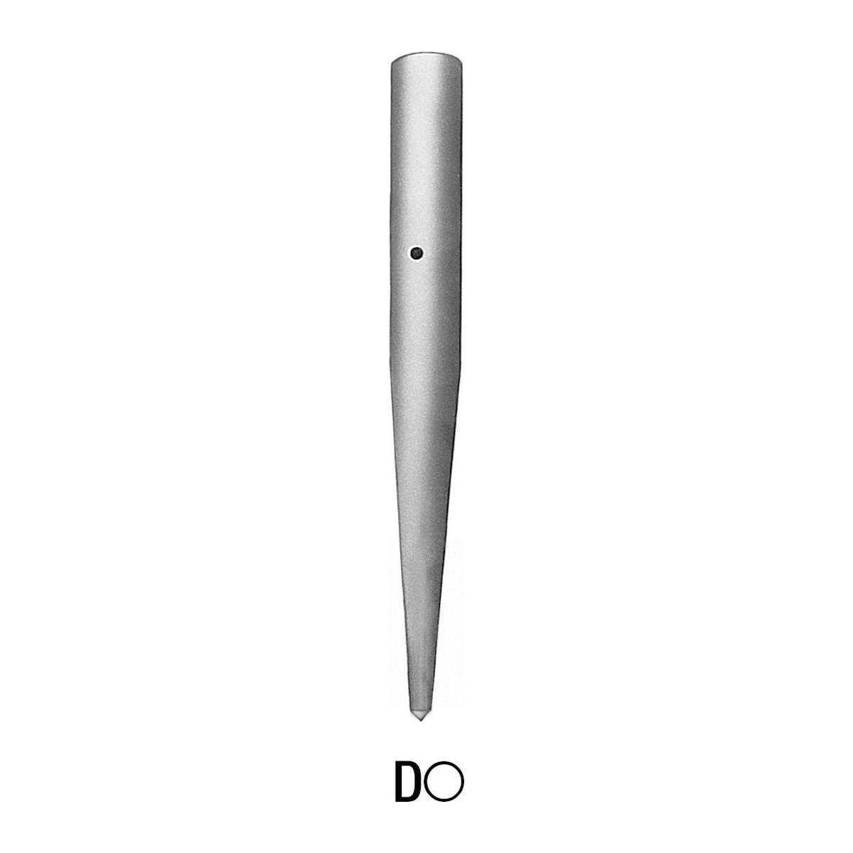 Jalon de chantier en acier Nedo 2,16 m — tube Ø 24 mm gainé PVC, pointe forgée D