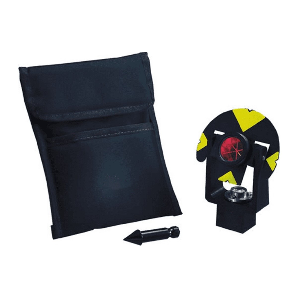 Mini prisme GMP101 — kit complet avec nivelle, plaque et pointe